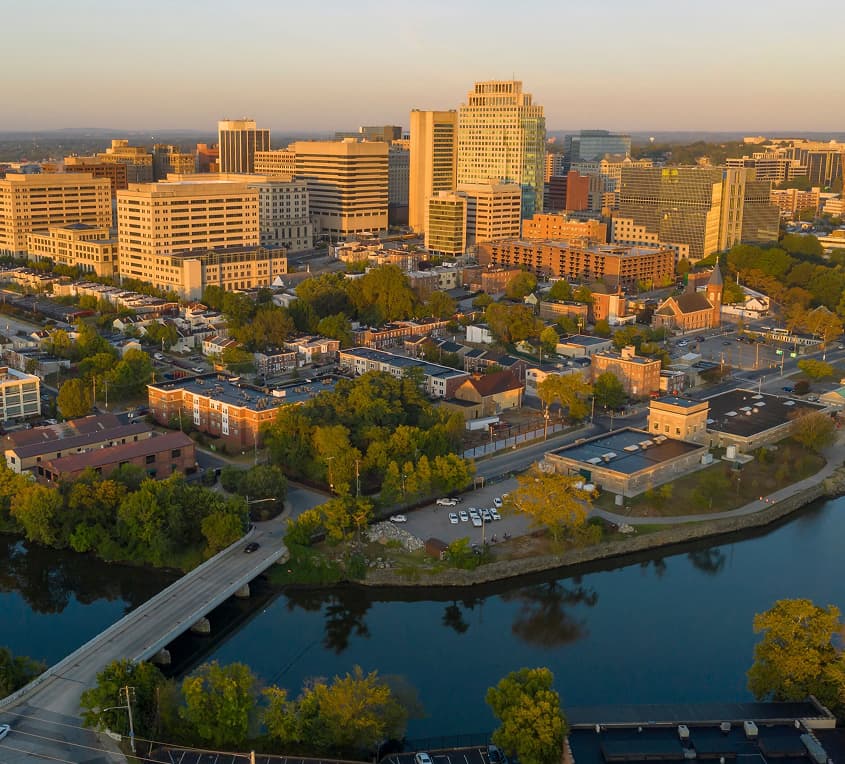 Delaware skyline for digital marketing hero section