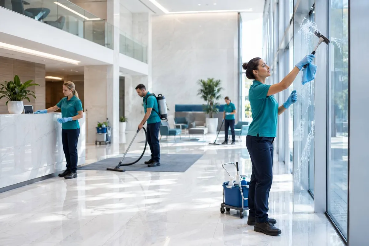 Cleaning Company professional at work