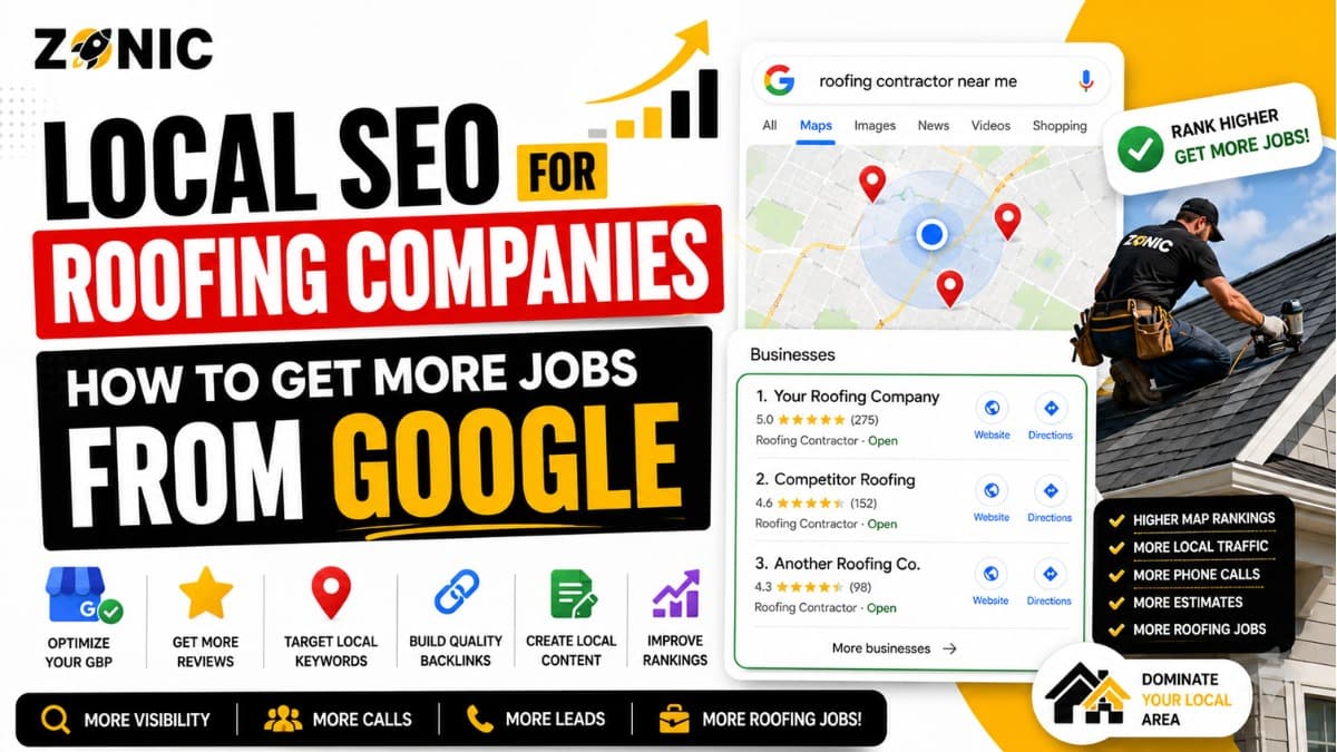 Local SEO for Roofing Companies: How to Get More Jobs From Google