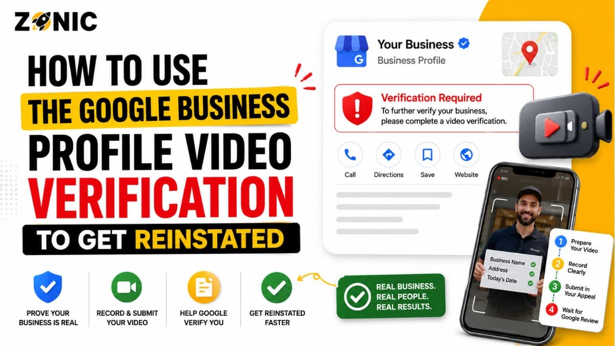 How to Use the Google Business Profile Video Verification to Get Reinstated