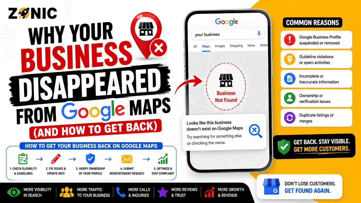 Why Your Business Disappeared From Google Maps (and How to Get Back)