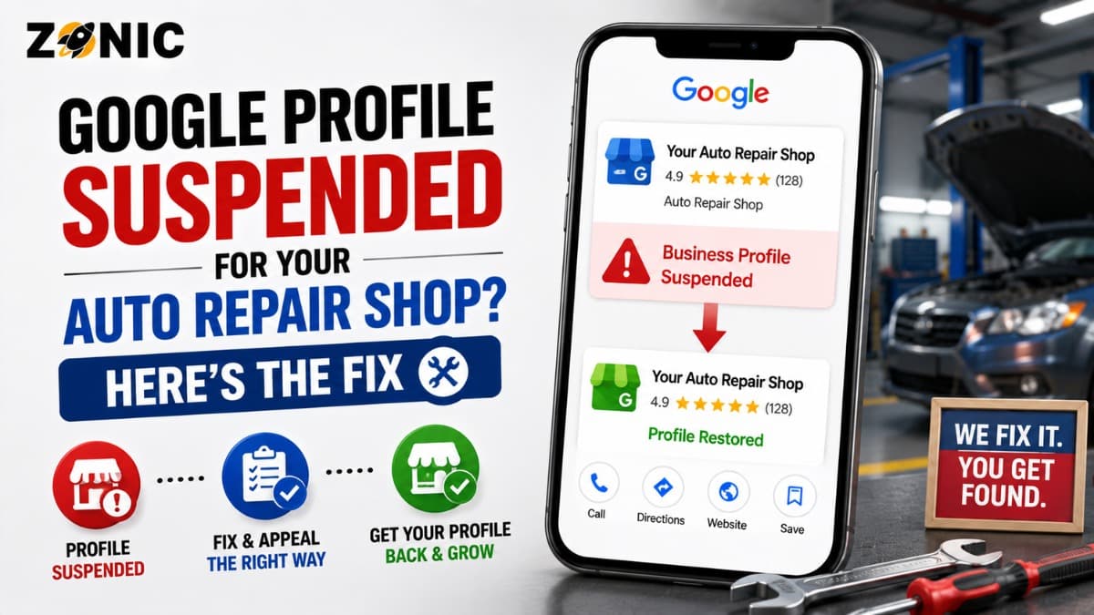 Google Profile Suspended for Your Auto Repair Shop? Here's the Fix