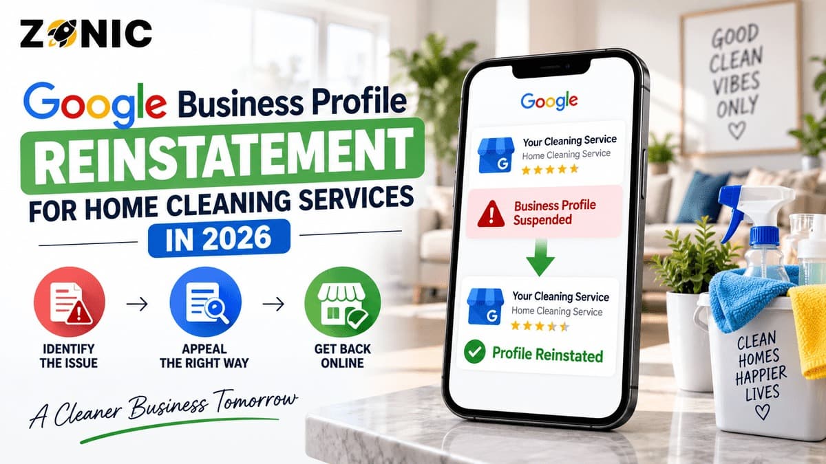 Google Business Profile Reinstatement for Home Cleaning Services in 2026
