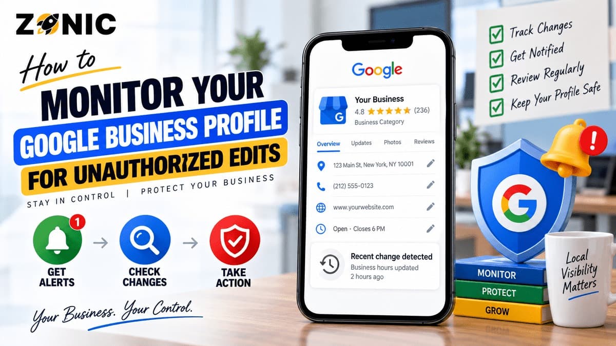 How to Monitor Your Google Business Profile for Unauthorized Edits