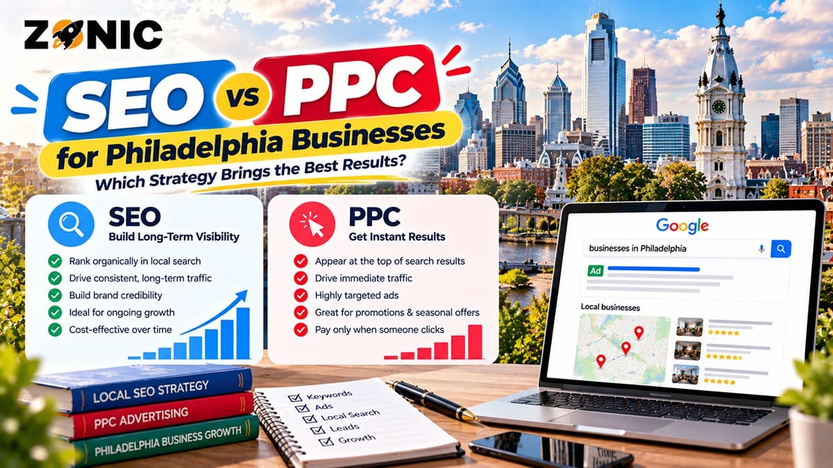 SEO vs PPC for Philadelphia Businesses: Where to Spend First